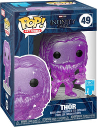 POP! Art Series #49: Marvel Studios - The Infinity Saga - Thor (Funko POP!) Figure and Box w/ Protector