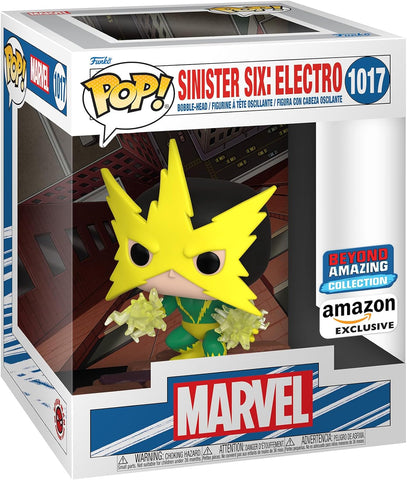 POP! Marvel #1017: Sinister Six - Electro (Beyond Amazing Collection) (Amazon Exclusive) (Funko POP!) Figure and Box