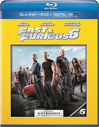 Fast & Furious 6 (Extended & Theatrical Edition) (Blu-ray + DVD) Pre-Owned