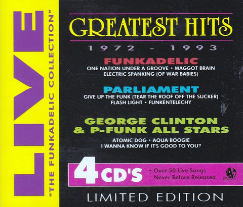 Live Greatest Hits 1972-1993 (Audio CD) Pre-Owned