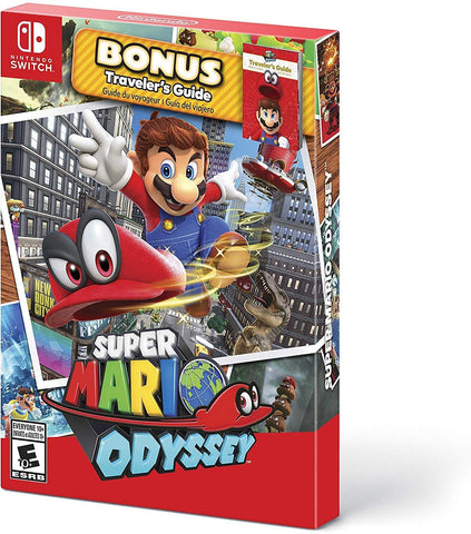 Super Mario Odyssey [Starter Pack] (Nintendo Switch) Pre-Owned: Game w/ Case, Traveler's Guide, and Box
