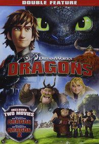 DreamWorks Dragons: How To Train Your Dragon 1 & 2 (DVD) Pre-Owned