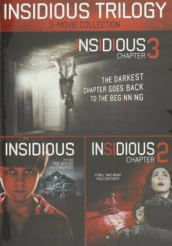 Insidious Trilogy: Chapter 1 2 3 (DVD) Pre-Owned