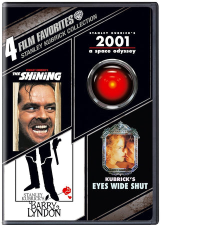 4 Film Favorites - Stanley Kubrick Collection: (The Shining, 2001: A Space Odyssey, Barry Lyndon, Eyes Wide Shut) (DVD) Pre-Owned