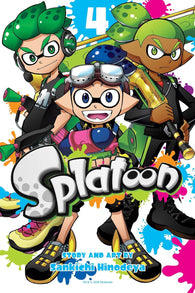 Splatoon: Volume 4 [Sankichi Hinodeya] (Viz Media) (Nintendo) (Paperback) Pre-Owned