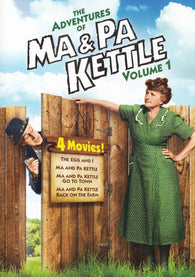 The Adventures of Ma & Pa Kettle: Volume 1 (The Egg and I / Ma and Pa Kettle / Ma and Pa Kettle Go to Town / Ma and Pa Kettle Back on the Farm) (DVD) Pre-Owned