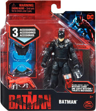 The Batman (2022) 4" Action Figure w/ 3 Accessories & Mystery Card (DC) (Spin Master) NEW