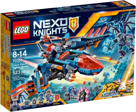 Nexo Knights: Clays Falcon Fighter Blaster (70351) 523 Pieces (Lego Set) NEW