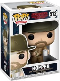 POP! Television #512: Stranger Things - Hopper (Funko POP!) Figure and Box w/ Protector
