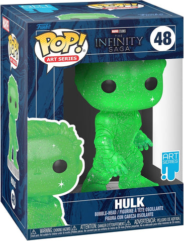 POP! Art Series #48: Marvel Studios - The Infinity Saga - Hulk (Funko POP!) Figure and Box w/ Protector