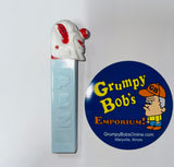 Vintage / PEZ Dispenser / BOZO the CLOWN with Die Cut-Out on Side / No Feet / Patent No. 2.620.061 (1952-1968) / Austria / Pre-Owned / Some Wear/Paint Loss / SEE PHOTOS