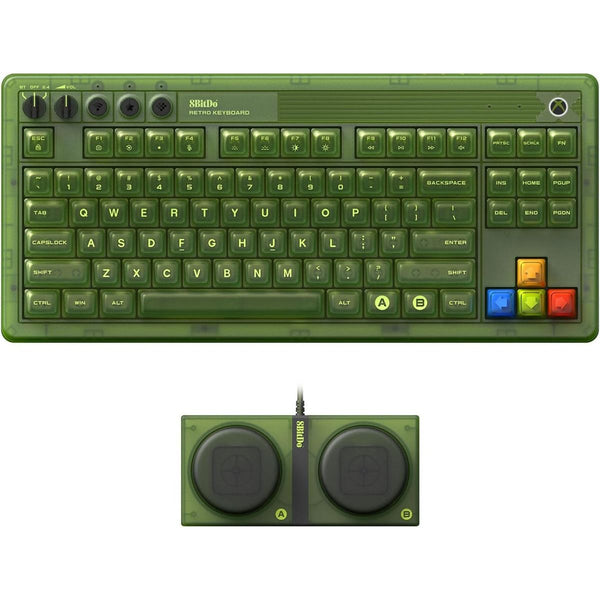 Retro 87 Mechanical RGB Wireless Keyboard for PC and MAC - Xbox Edition (8Bitdo) NEW
