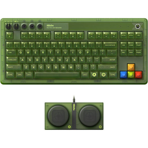 Retro 87 Mechanical RGB Wireless Keyboard for PC and MAC - Xbox Edition (8Bitdo) NEW