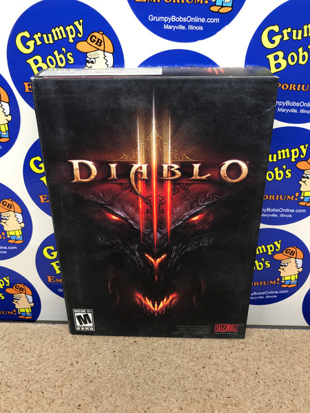 Diablo III (PC Game) Pre-Owned: Disc w/ Slipcover, Manual, 4 Guest Passes, Notepad, and Box (Sold as a Collectible/As Is. Codes invalid)
