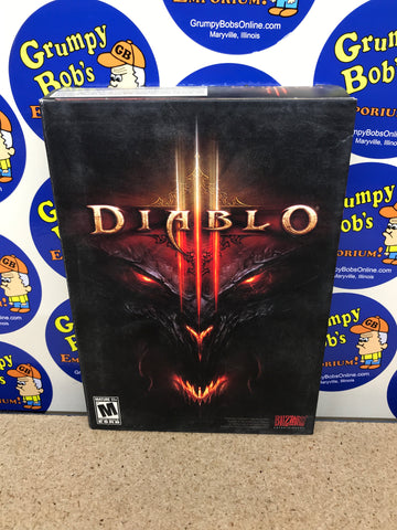 Diablo III (PC Game) Pre-Owned: Disc w/ Slipcover, Manual, 4 Guest Passes, Notepad, and Box (Sold as a Collectible/As Is. Codes invalid)