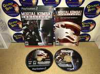 Mortal Kombat: Armageddon - Premium Edition (Johnny Cage / Goro) (Playstation 2) Pre-Owned: Game, Bonus DVD, Manual, Steelbook Case (Pictured)