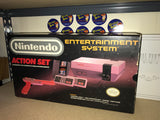 System - Action Set Edition (Nintendo) Pre-Owned w/ 2 Controllers + Gun + Hookups + Manual/Etc + Game + Box (Pictured) (STORE PICK-UP ONLY)