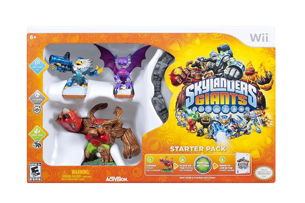 Skylanders Giants - Starter Pack (Nintendo Wii) Pre-Owned: Game, 3 Figures, Portal of Power, and Box