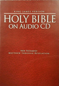 Holy Bible: New Testament (Matthew Through Revelation) KJV King James Versions (Audio CD) Pre-Owned