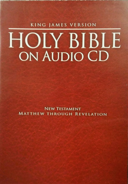 Holy Bible: New Testament (Matthew Through Revelation) KJV King James Versions (Audio CD) Pre-Owned
