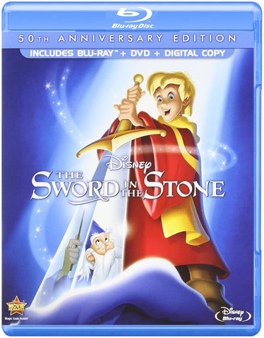 The Sword in the Stone (50th Anniversary Edition) (Disney) (Blu-ray + DVD) Pre-Owned