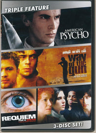 Triple Feature: American Psycho / Way Of The Gun / Requiem For A Dream (DVD) Pre-Owned