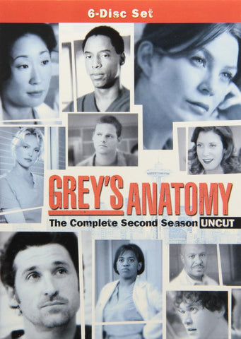 Grey's Anatomy: Season 2 (Uncut) (DVD) NEW