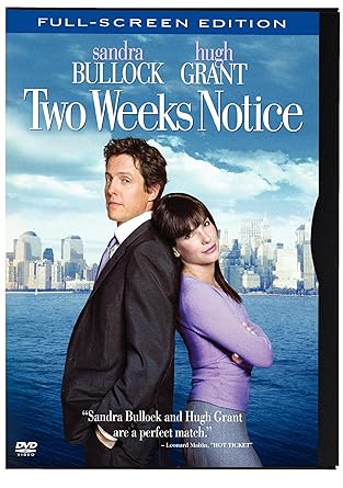 Two Weeks Notice (Full-Screen Edition) (DVD) Pre-Owned