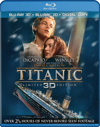 Titanic (Limited 3D Edition) (Blu-ray + 3D + DVD) NEW
