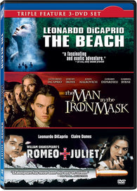 The Beach / Romeo + Juliet / The Man in the Iron Mask (DVD) Pre-Owned