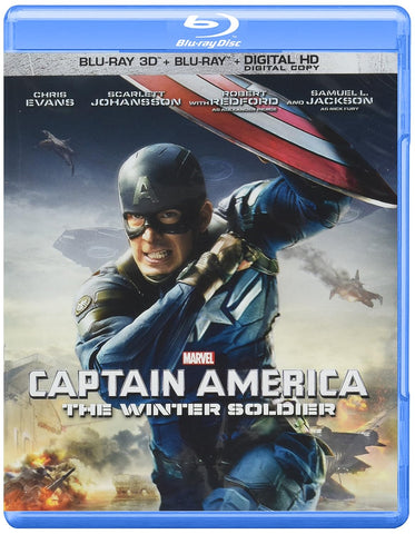 Captain America: The Winter Soldier (Blu-ray + BR 3D) NEW