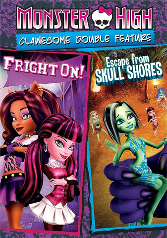 Monster High: Clawesome Double Feature (Fright On / Escape From Skull Shores) (DVD) Pre-Owned