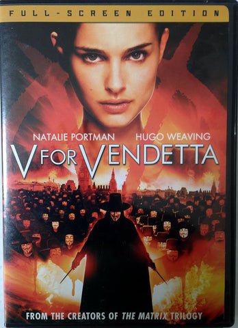 V for Vendetta (Full Screen Edition) (DVD) Pre-Owned