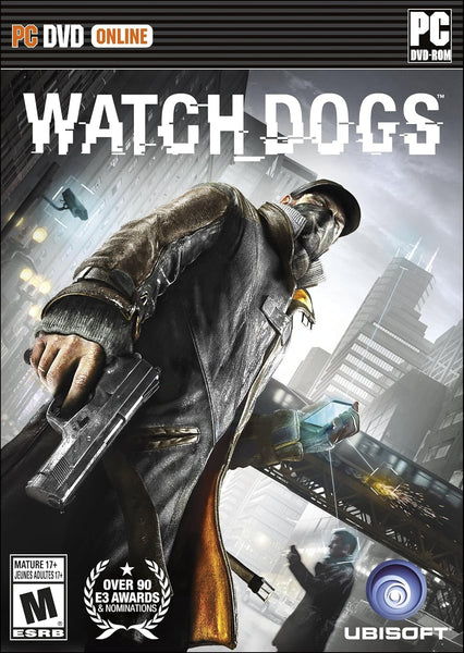 Watch Dogs (PC DVD-ROM Game) Pre-Owned: 3 Discs, Manual, and Case