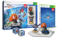 Disney Infinity (2.0 Edition): Toy Box Starter Pack (Xbox 360) Pre-Owned: Game, 2 Figures, 2 Power Discs, Portal, and Box