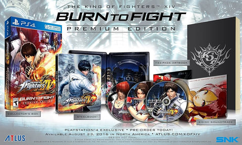 King of Fighters XIV: Burn to Fight - Premium Edition (Playstation 4) NEW