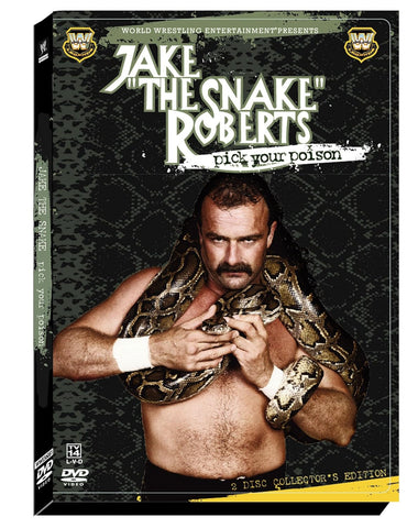 WWE - Jake "The Snake" Roberts: Pick Your Poison (2-Disc Collector's Edition) (DVD) Pre-Owned