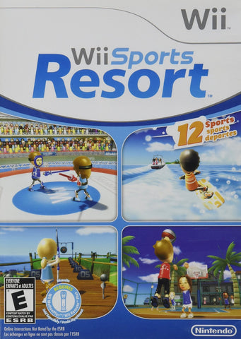 Wii Sports Resort (Nintendo Wii) Pre-Owned: Game, Manual, and Case