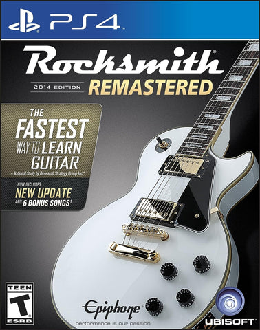 Rocksmith 2014 Edition: Remastered (Game Only) (Playstation 4) NEW*