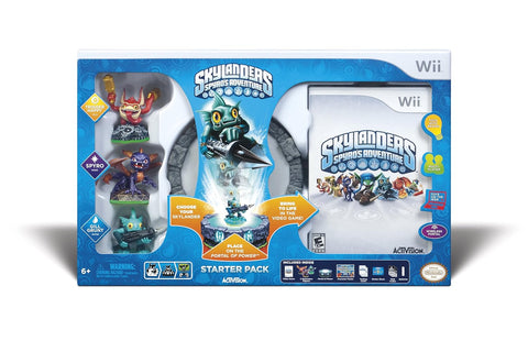 Skylanders Spyro's Adventure  - Starter Pack (Nintendo Wii) Pre-Owned: Game, 3 Figures, Wireless Portal of Power, Poster, Ref Guide, and Box