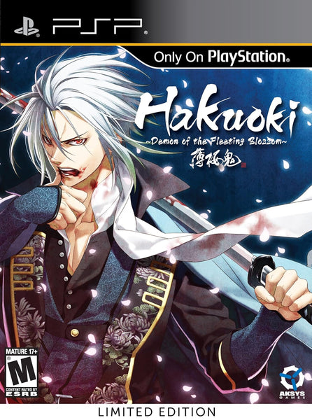 Hakuoki: Demon Of The Fleeting Blossom [Limited Edition] (PSP) Pre-Owned: Game, Manual, Case, Soundtrack, Artbook, and. Box