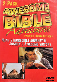 Awesome Bible Adventures: Noah's Incredible Journey & Joshua's Awesome Victory (DVD) NEW