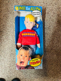 1991 / T-HQ / Toy Headquarters / 20th Century Fox / #7100 / HOME ALONE / TALKING KEVIN DOLL / Doll Approx. 17" / in Damaged Box / See Pictures