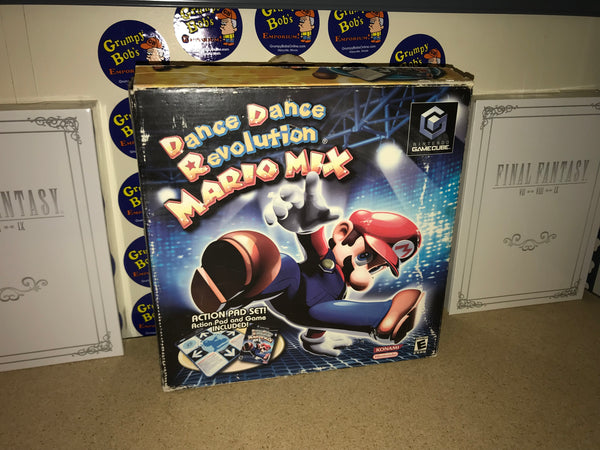 Dance Dance Revolution Mario Mix (Nintendo GameCube)  Pre-Owned w/ Pad, Manual, and Box* (NO GAME)