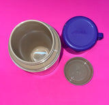 Disney's Beauty and the Beast Plastic Lunch Box and Thermos / with Care Instructions / Aladdin /  1990's / Pre-Owned / See Pictures