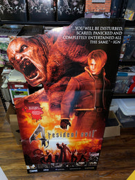 Standee - Resident Evil 4 - Official "In Stores January 11th" (Nintendo GameCube) Pre-Owned (Item as PICTURED)