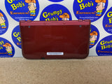 System - New Red (New Nintendo 3DS) Pre-Owned w/ Stylus, Manual, AR Cards, Cardboard Insert, and Box (Matching Serial Number) (As Pictured)