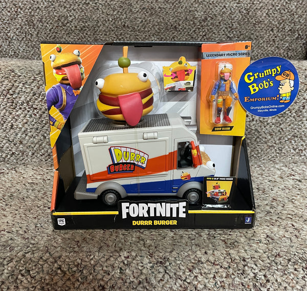 2022/ Epic Games, Inc. / Jazwares / FNT1059 / FORTNITE DURRR BURGER Food Truck + Beef Boss / Legendary Micro Series / New in Package / See Pictures