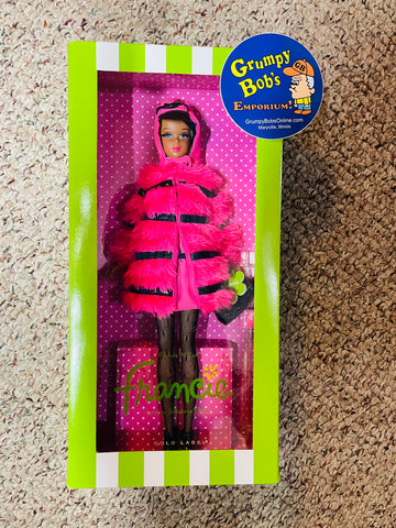 2012 / Mattel / Barbie Gold Label / Fuchsia 'N Fur FRANCIE / Genuine Silkstone Body / W3517 / IDC: UAQ672 / NEW in Box / See Photos