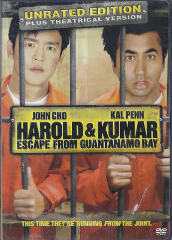 Harold & Kumar: Escape From Guantanamo (Unrated Edition) (DVD) Pre-Owned